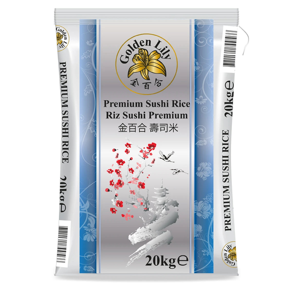 Golden Lily Premium Sushi Rice 20kg (Next day Delivery)