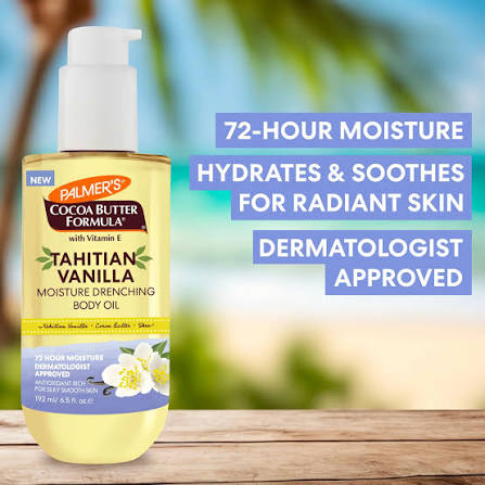 Palmer's Tahitian Vanilla Moisture Drenching Body Oil 192ml