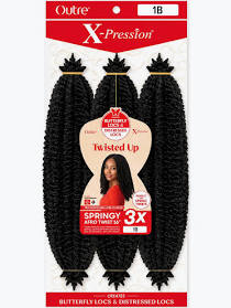 X-Pression Twisted Up - Springy Afro Twist 16"