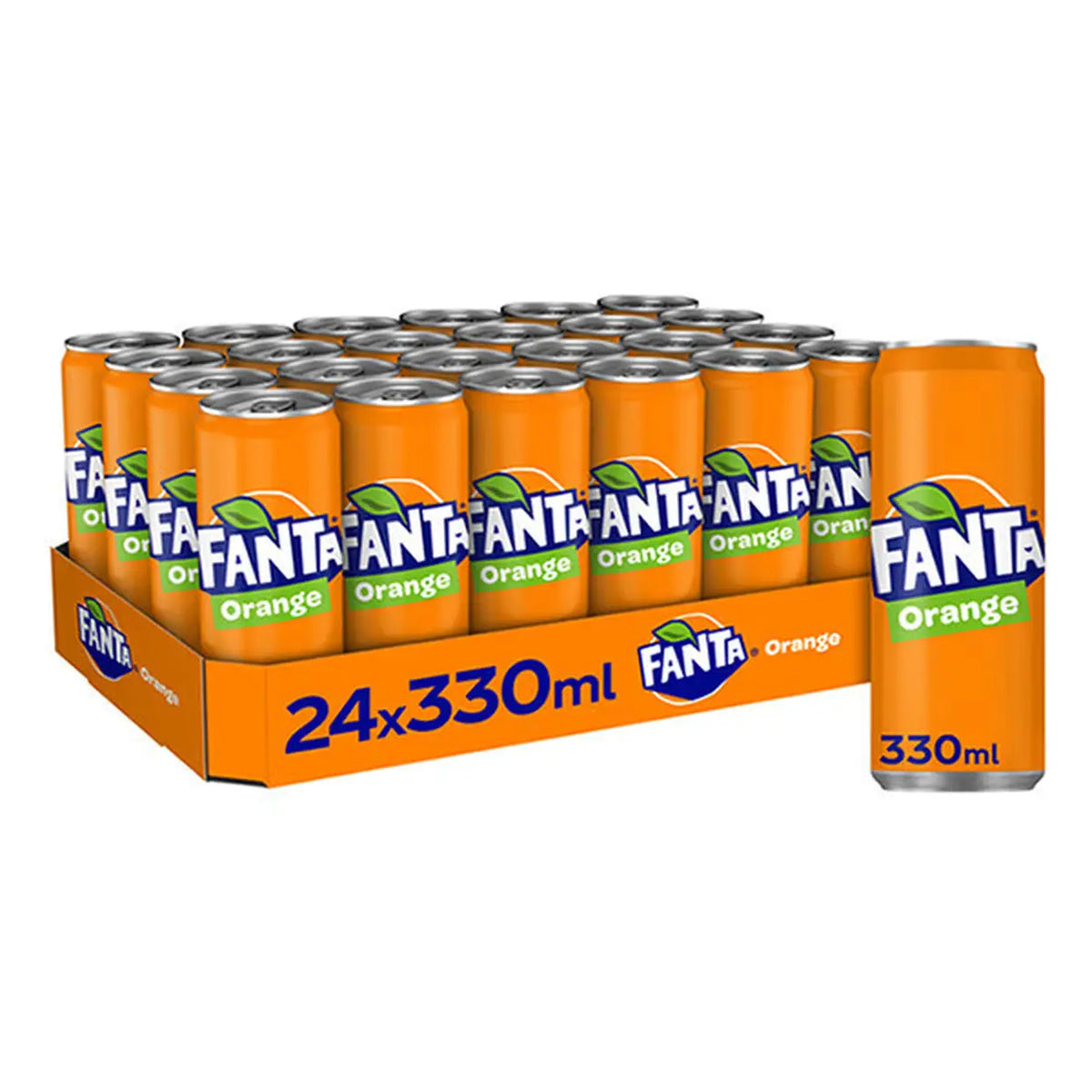 Fanta Orange Soda - 24 x 330 ml (Next Day Delivery)