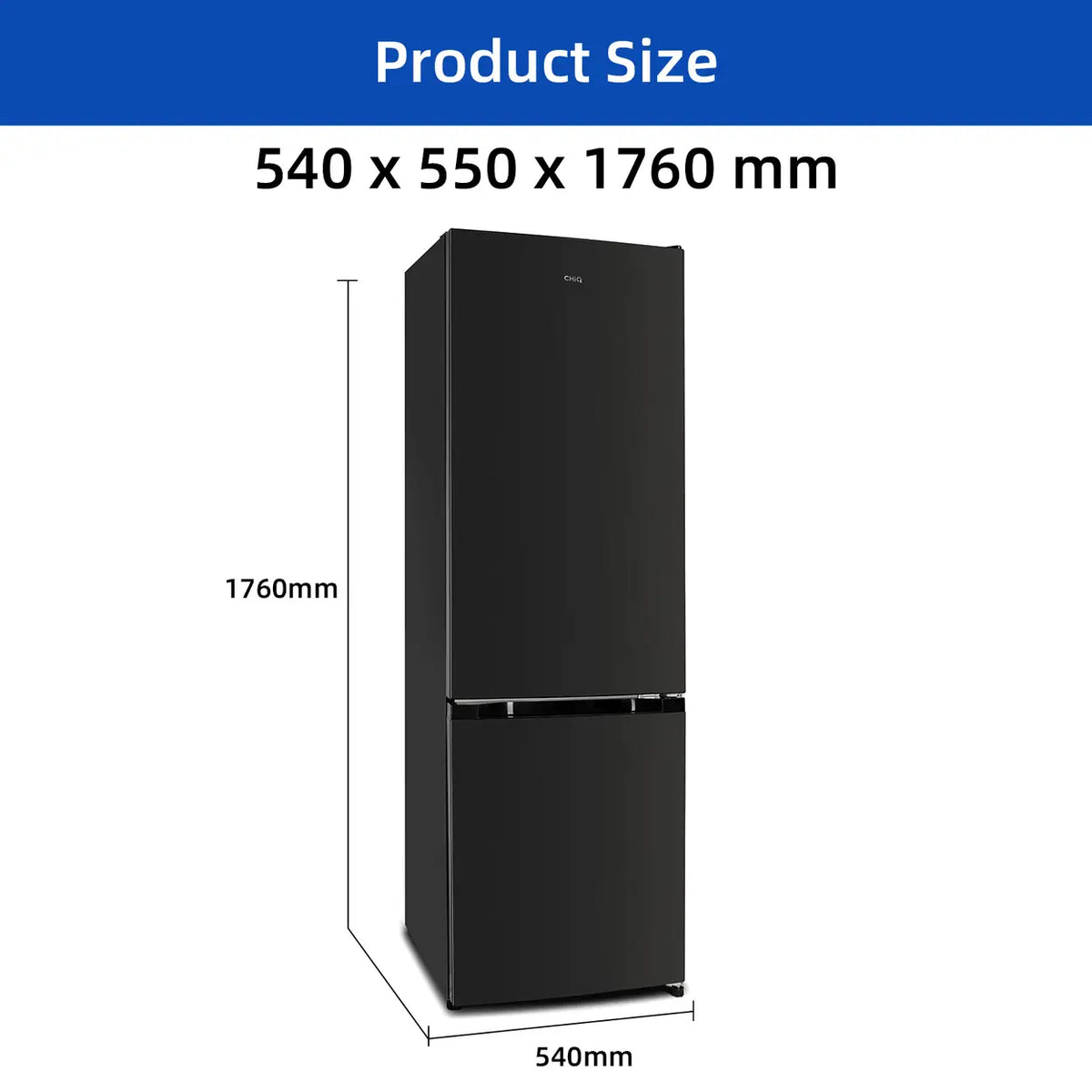 CHiQ Bottom Mount Refrigerator (Next Day Delivery)