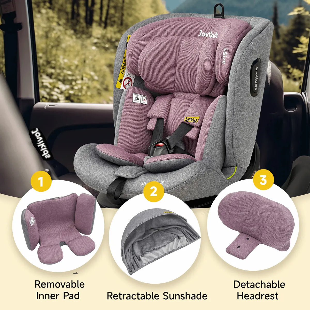 Jovikids RANGER 360° Rotating Child Seat (Next Day Delivery)