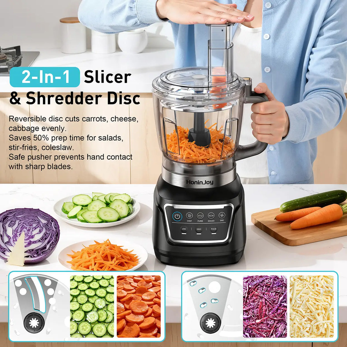 HoninJoy All-in-One Professional Blender And Food Processor (Next Day Delivery)