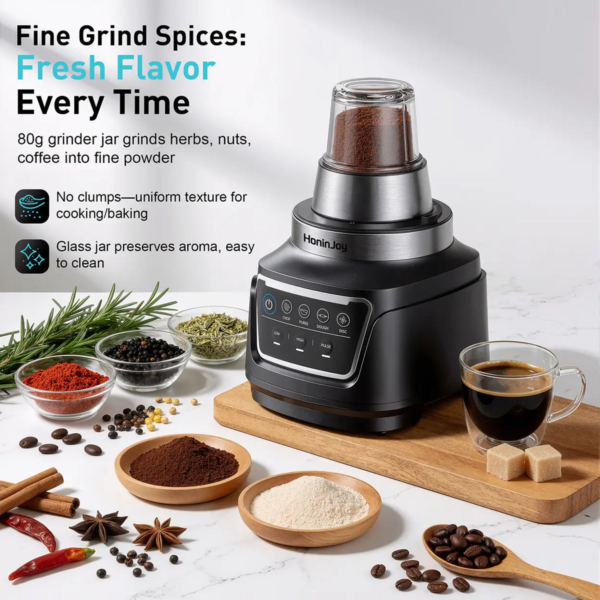 HoninJoy All-in-One Professional Blender And Food Processor (Next Day Delivery)