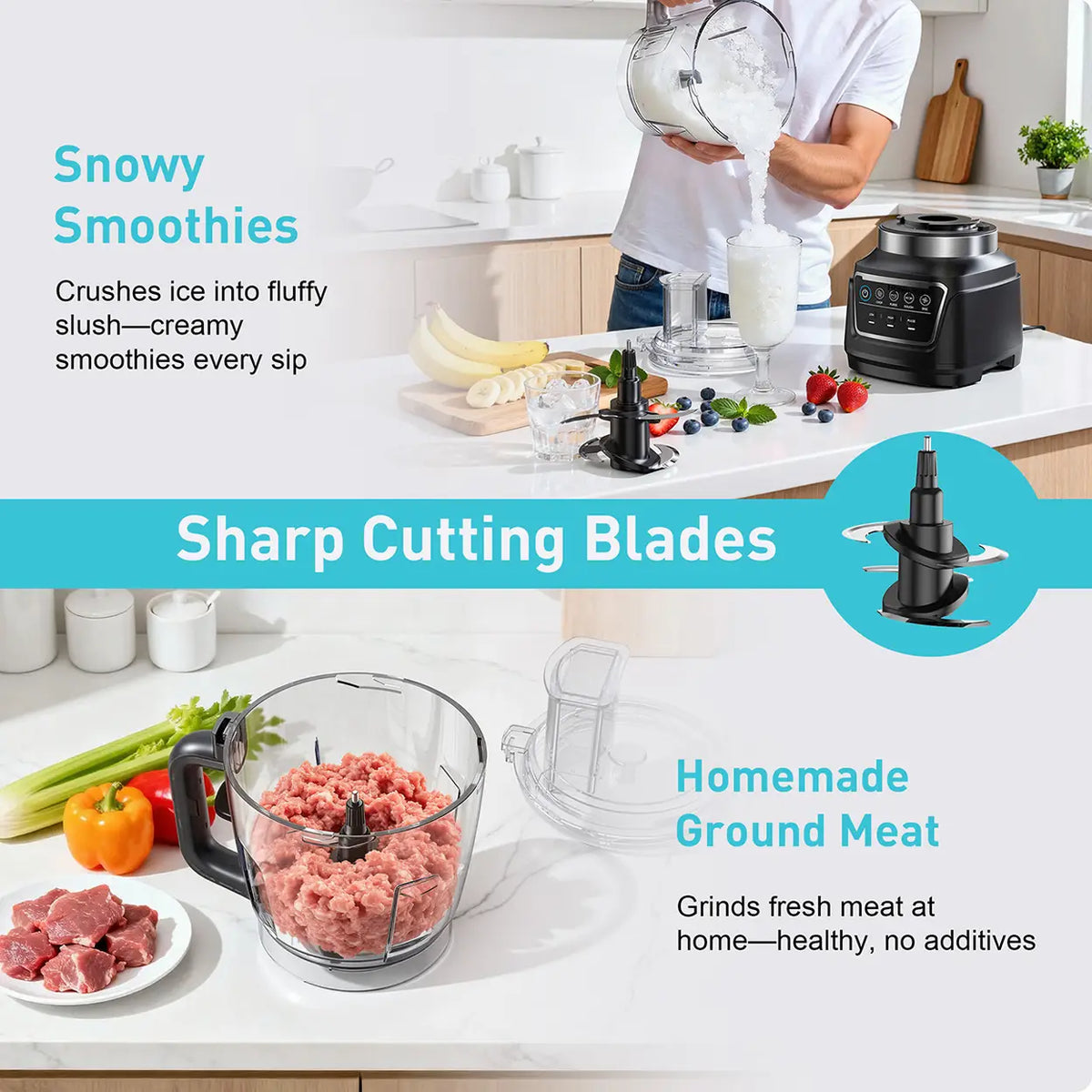 HoninJoy All-in-One Professional Blender And Food Processor (Next Day Delivery)