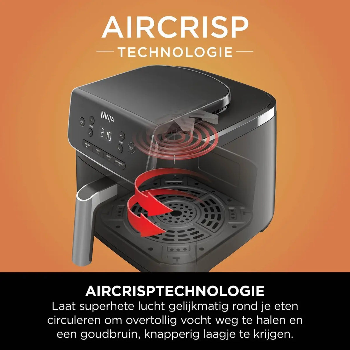 Ninja AF140EU Compact Air Fryer (Next Day Delivery)