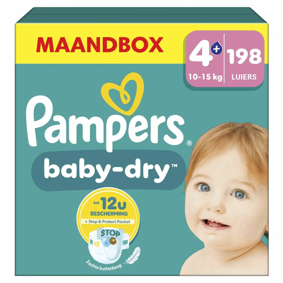 Pampers Baby Dry diapers size 4 (Next Day Delivery)