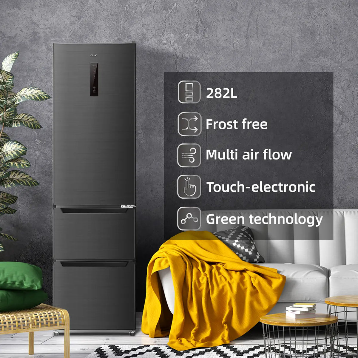 CHiQ - Fridge-Freezer (Next Day Delivery)
