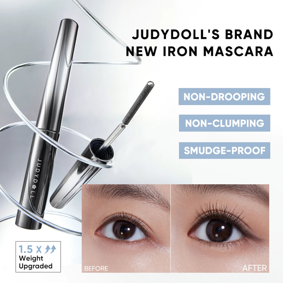 JUDYDOLL FINE CURLING MASCARA 01BLACK (Next Day Delivery)