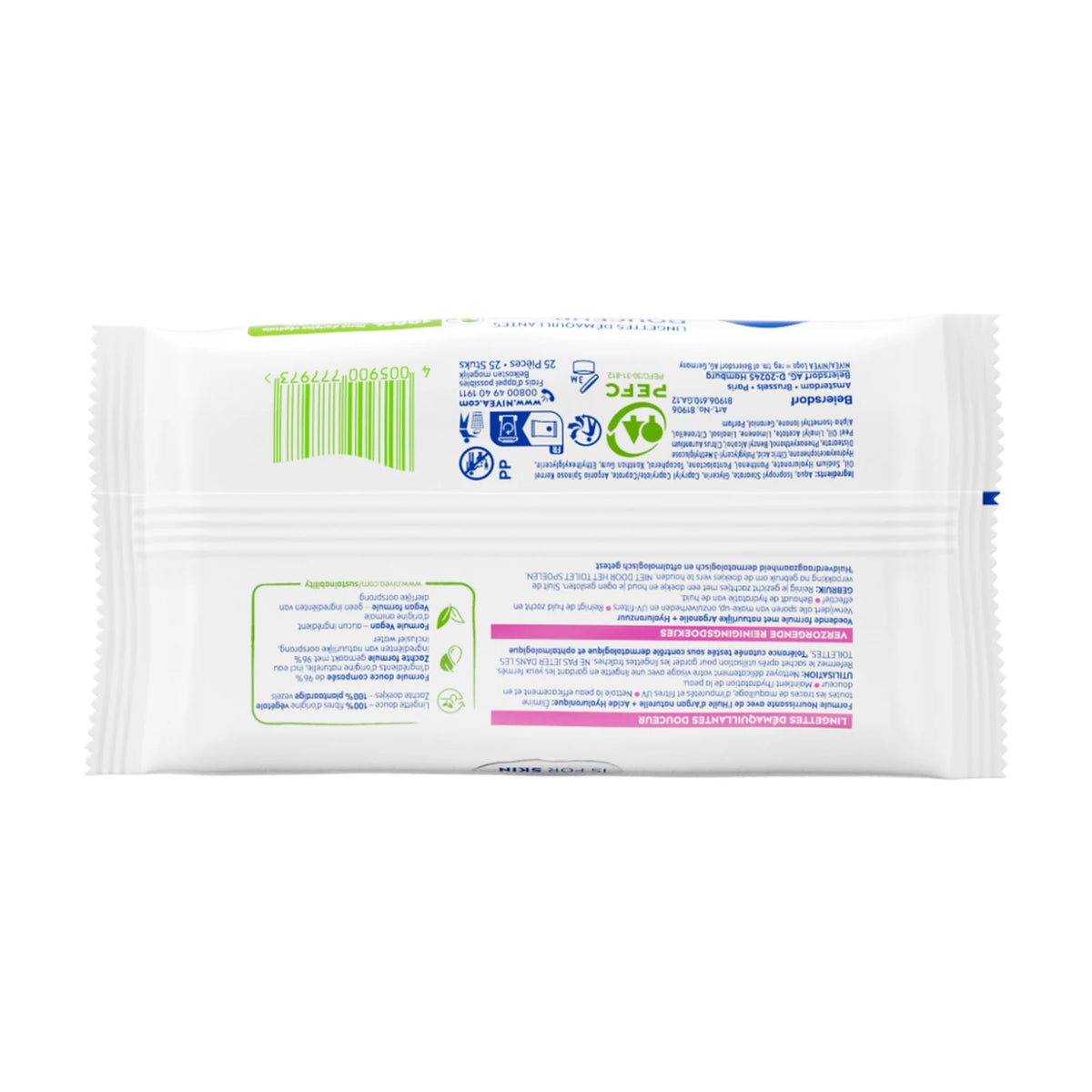 NIVEA 3-in-1 Refreshing Cleansing Wipes (Next day delivery)