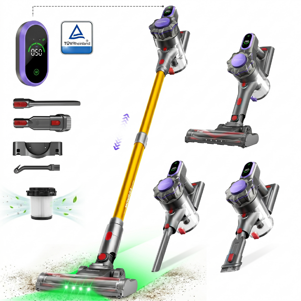 Monsga ME03 Cordless Vacuum Cleaner (Next Day Delivery)