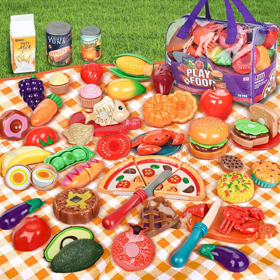 81-Piece Pretend Play Kitchen (Next Day Delivery)