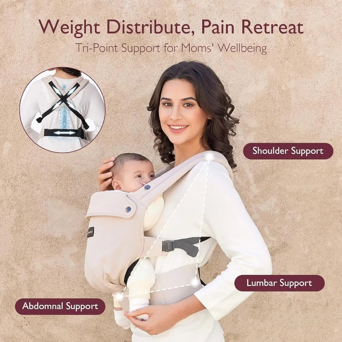 Momcozy Baby Carrier (Next Day Delivery)