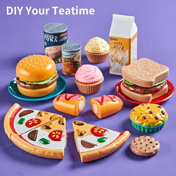 81-Piece Pretend Play Kitchen (Next Day Delivery)