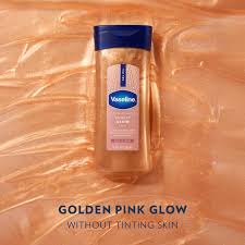 Vaseline Glazed and Glisten Sunlit Glow Body Shimmer Gel Oil 3 x 200ml