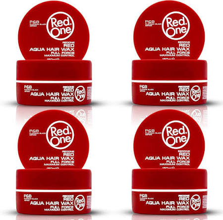 RedOne 4x Red Aqua Hair Wax 150ml